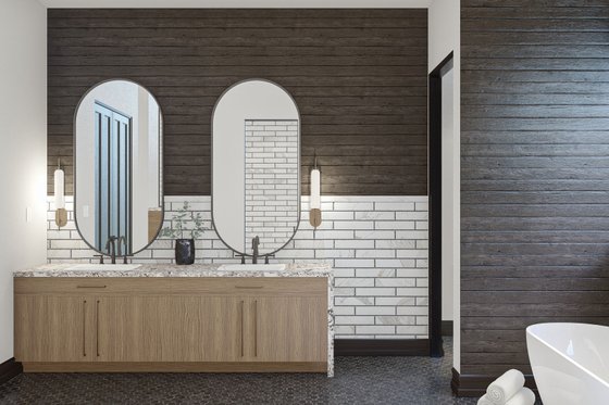 Interior - Master Bathroom for Modern House Plan #455-520 - 5 bed, 4.5 bath
