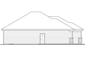 Exterior - Other Elevation for Ranch House Plan #124-1003 - 3 bed, 2 bath