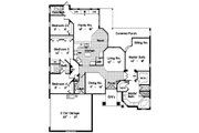 European Style House Plan - 4 Beds 3 Baths 2355 Sq/Ft Plan #417-246 