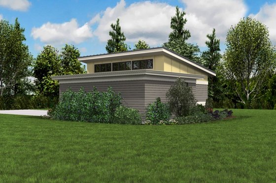 Exterior - Other Elevation for Contemporary House Plan #48-1006, 1 bath
