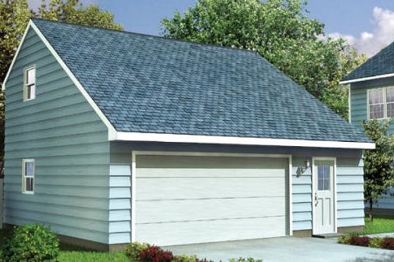 Exterior - Front Elevation for Traditional House Plan #312-745, 0 bath