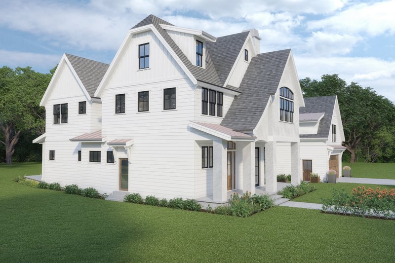 Dream House Plan - Exterior - Other Elevation for Farmhouse House Plan #1070-112 - 5 bed, 5.5 bath