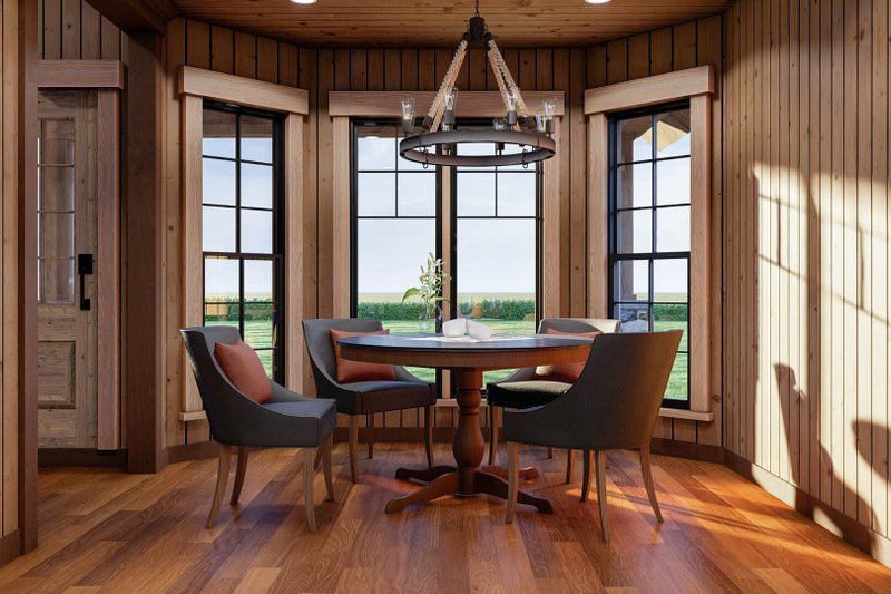 Home Plan - Interior - Dining Room for Craftsman House Plan #17-2814 - 4 bed, 2 bath