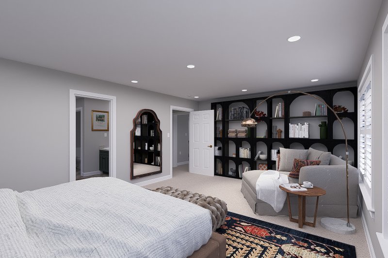 Architectural House Design - Interior - Master Bedroom for Craftsman House Plan #1060-246 - 5 bed, 3.5 bath