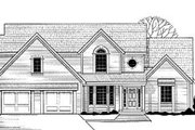 Traditional Style House Plan - 4 Beds 5 Baths 3018 Sq/Ft Plan #67-153 Exterior 