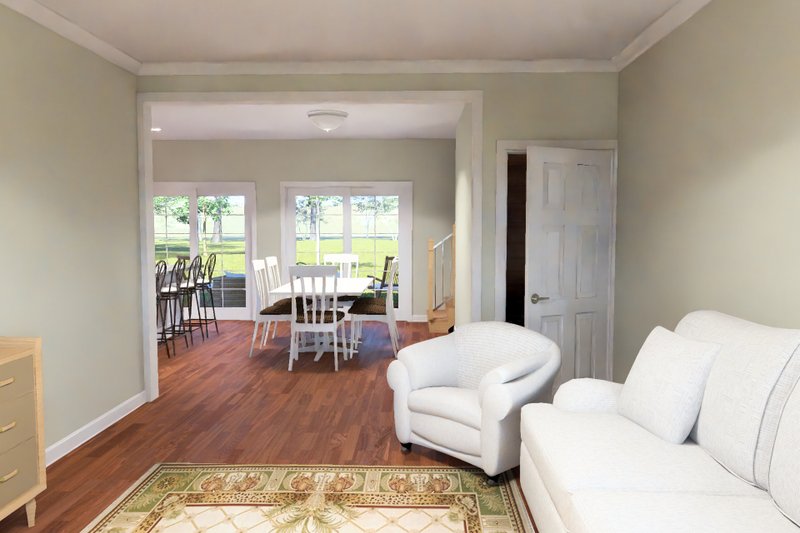 Architectural House Design - Interior - Family Room 2 for Traditional House Plan #513-2464 - 3 bed, 2.5 bath
