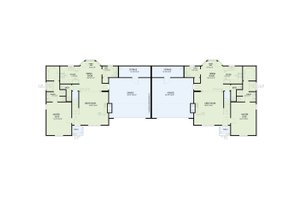 Floor Plan - Main Floor for Traditional House Plan #17-2026 - 3 bed, 2.5 bath