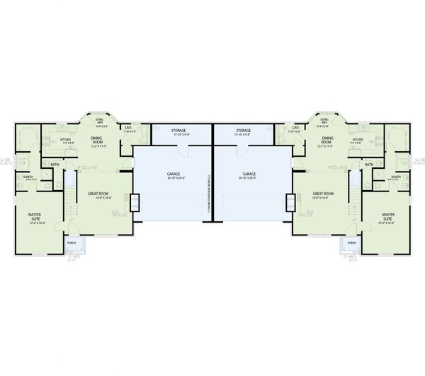 Traditional Floor Plan - Main Floor Plan #17-2026