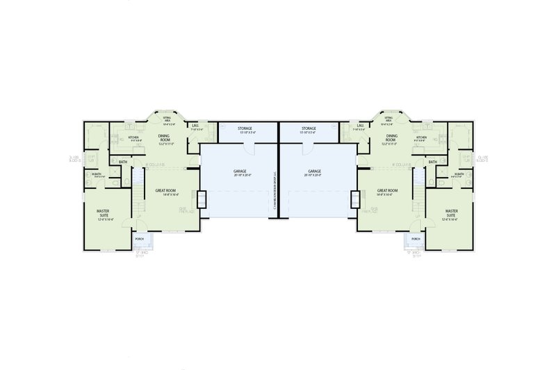 Traditional Style House Plan - 3 Beds 2.5 Baths 3394 Sq/Ft Plan #17 ...