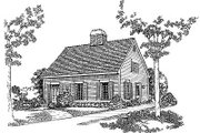 Colonial Style House Plan - 3 Beds 2.5 Baths 1782 Sq/Ft Plan #72-114 