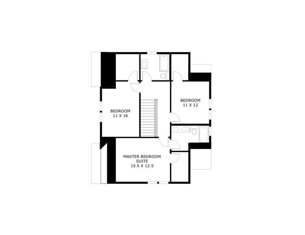 Cottage Floor Plan - Upper Floor Plan #925-3
