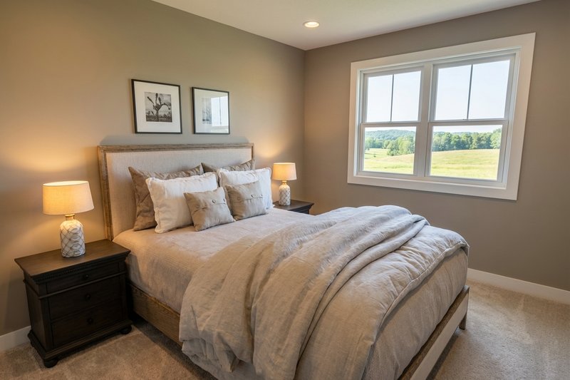 Architectural House Design - Interior - Bedroom for Craftsman House Plan #51-1525 - 3 bed, 2.5 bath