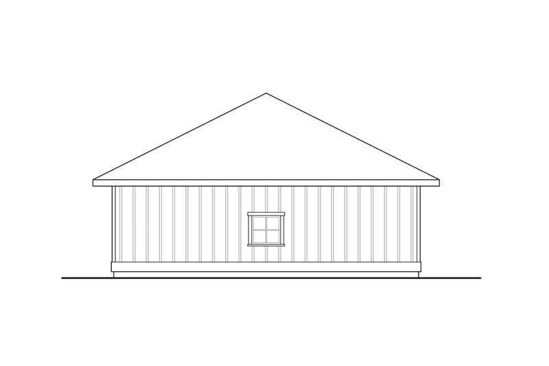 Home Plan - Exterior - Other Elevation for Traditional House Plan #124-1236, 1 bath