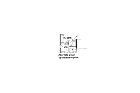 Floor Plan - Other Floor for European House Plan #312-812 - 3 bed, 2 bath