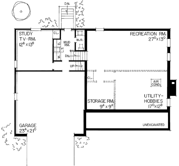 House Plan Design - Contemporary Floor Plan - Upper Floor Plan #72-563