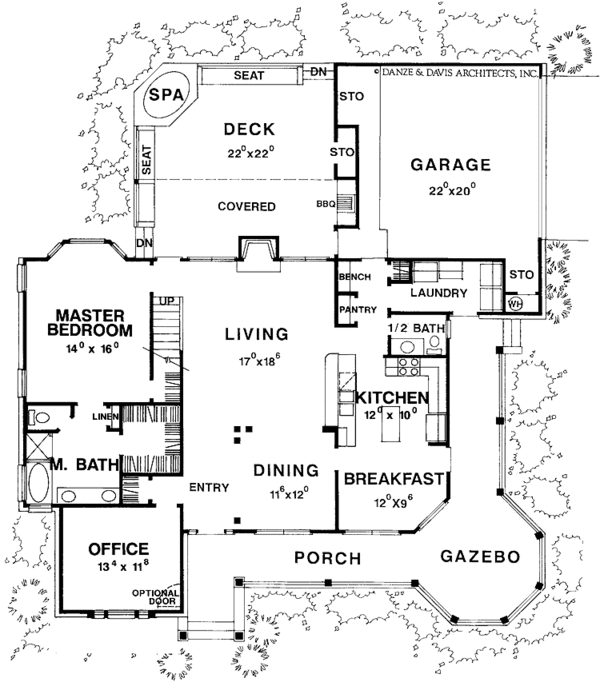 Architectural House Design - Victorian Floor Plan - Main Floor Plan #472-77