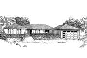 Adobe / Southwestern Style House Plan - 2 Beds 2 Baths 1592 Sq/Ft Plan #60-862 