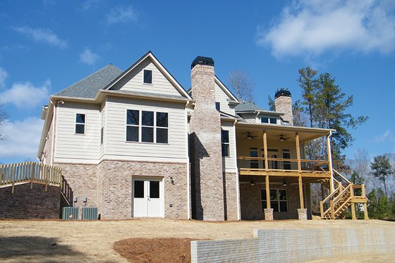 Exterior - Rear Elevation for Country House Plan #927-374 - 4 bed, 4.5 bath