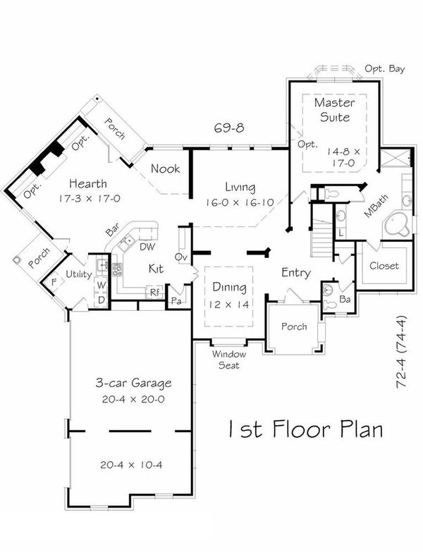 Floor Plan - Main Floor Plan #329-377