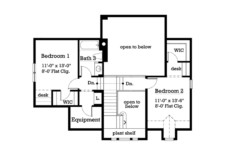 Home Plan - Floor Plan - Upper Floor for Victorian House Plan #930-180 - 3 bed, 3 bath