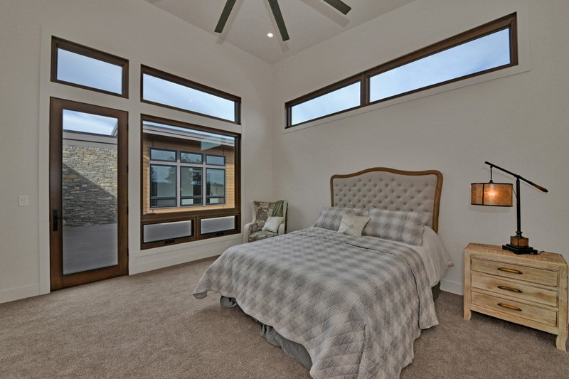 House Blueprint - Interior - Master Bedroom for Contemporary House Plan #892-35 - 3 bed, 3.5 bath