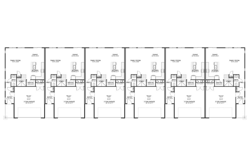 Dream House Plan - Floor Plan - Main Floor for Farmhouse House Plan #1060-319 - 18 bed, 12 bath