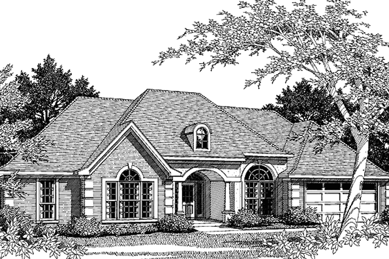 House Design - Ranch Exterior - Front Elevation Plan #952-67