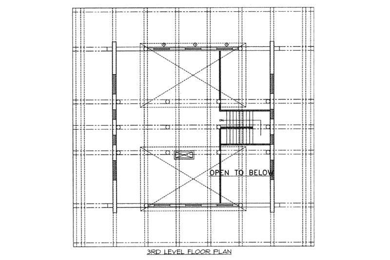 Home Plan - Floor Plan - Other Floor for Log House Plan #117-498 - 2 bed, 2 bath