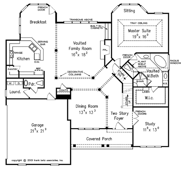House Design - European Floor Plan - Main Floor Plan #927-646