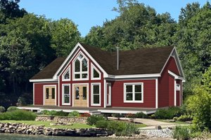 Exterior - Rear Elevation for Country House Plan #932-305 - 3 bed, 2 bath