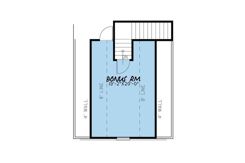 Home Plan - Floor Plan - Other Floor for European House Plan #17-3409 - 3 bed, 2 bath