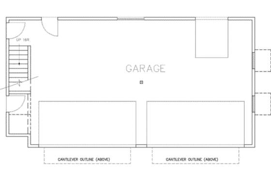 Floor Plan - Main Floor for Traditional House Plan #117-254 - 3 bed, 2 bath