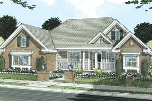 Traditional Exterior - Front Elevation Plan #513-2045