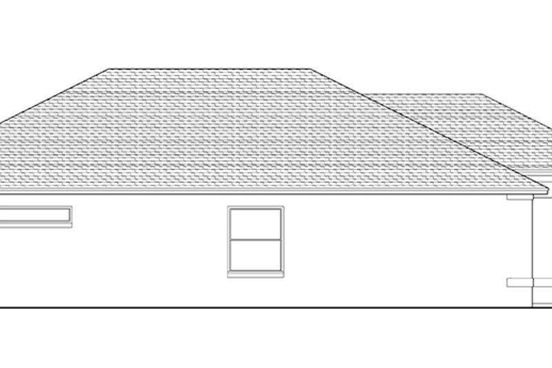 Architectural House Design - Exterior - Other Elevation 1 for Mediterranean House Plan #1058-89 - 3 bed, 2 bath