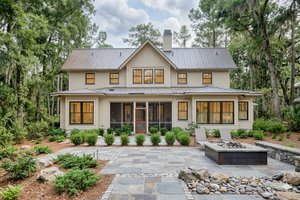 Home Plan - Country Exterior - Rear Elevation Plan #928-13