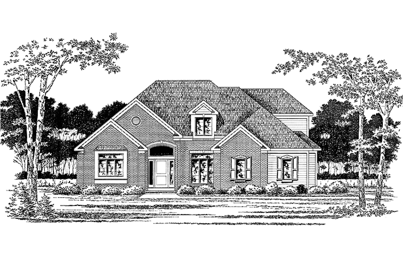 Home Plan - Exterior - Front Elevation 3 for Classical House Plan #328-402 - 3 bed, 2.5 bath