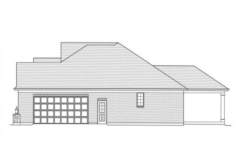 Dream House Plan - Exterior - Other Elevation 1 for European House Plan #46-518 - 3 bed, 2.5 bath