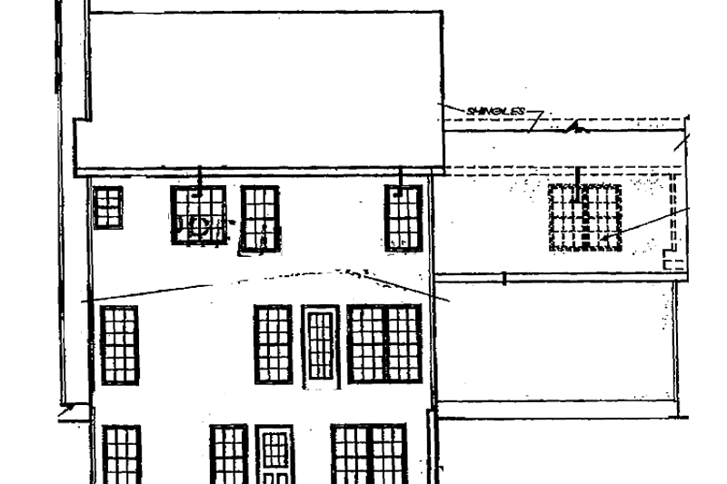 Colonial Style House Plan - 3 Beds 2.5 Baths 1671 Sq/Ft Plan #927-220