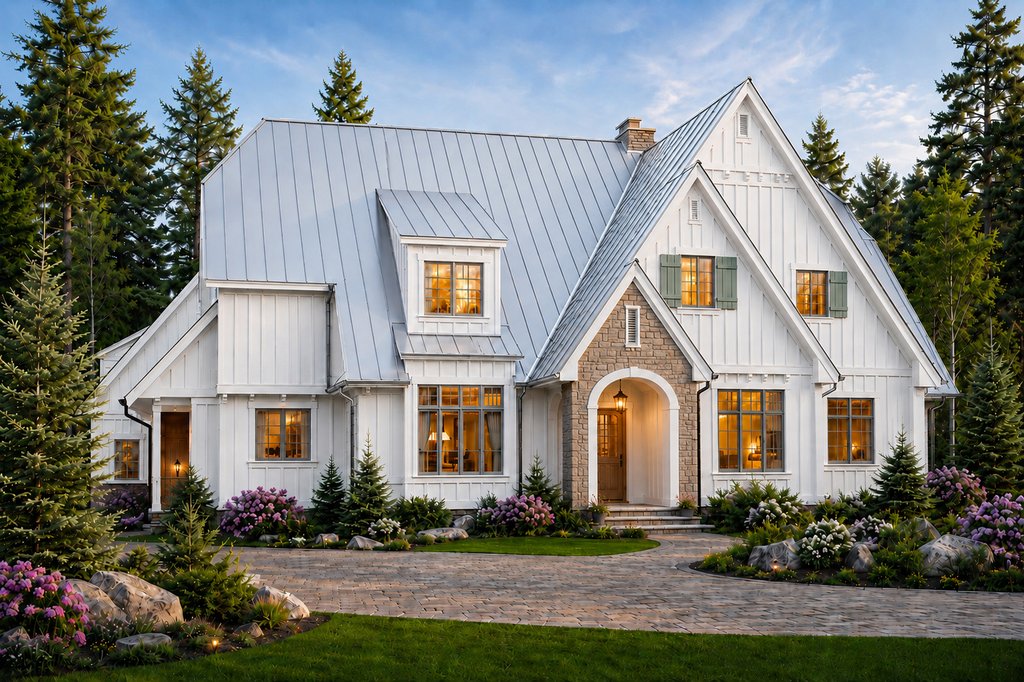 Exterior - Front Elevation 5 for Farmhouse House Plan #928-413 - 4 bed, 3.5 bath