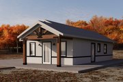 Ranch Style House Plan - 2 Beds 2 Baths 1000 Sq/Ft Plan #1106-55 