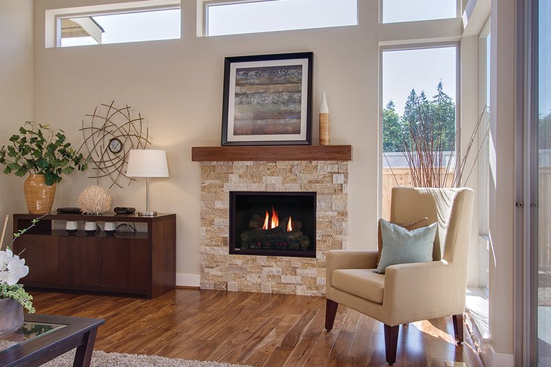 Architectural House Design - Interior - Family Room 1 for Contemporary House Plan #132-564 - 4 bed, 3 bath