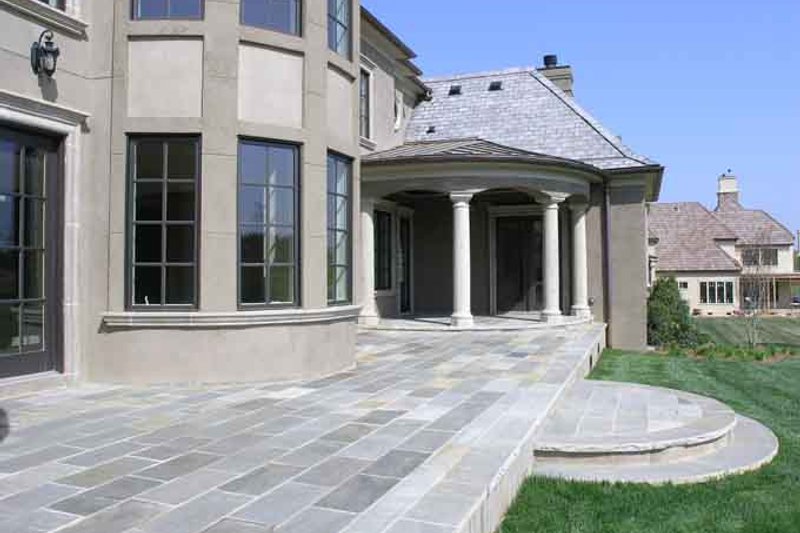 House Design - Exterior - Rear Elevation for European House Plan #453-472 - 5 bed, 5 bath