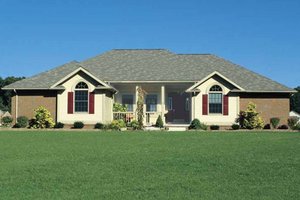 Dream House Plan - Traditional Exterior - Front Elevation Plan #20-2244