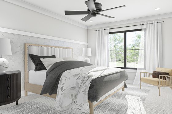 Interior - Master Bedroom for Farmhouse House Plan #455-306 - 3 bed, 2.5 bath