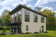 Contemporary Style House Plan - 1 Beds 1.5 Baths 1190 Sq/Ft Plan #932-113 