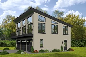 Contemporary Exterior - Front Elevation Plan #932-113