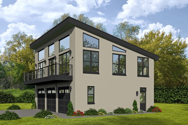 House Plan Design - Contemporary Exterior - Front Elevation Plan #932-113