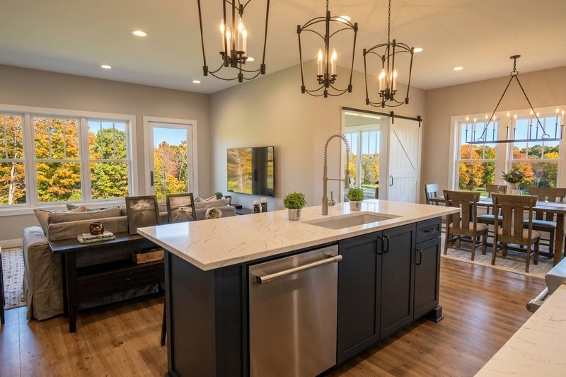House Design - Interior - Kitchen 2 for Farmhouse House Plan #51-1544 - 3 bed, 2.5 bath