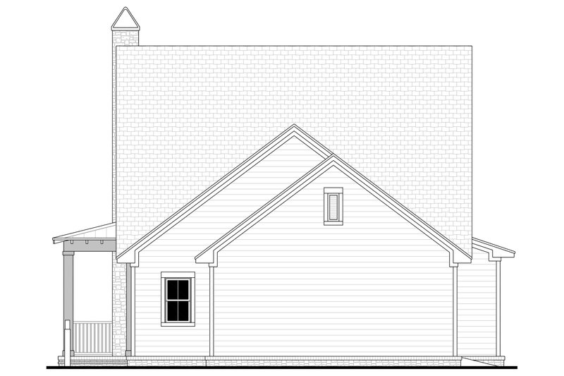 House Plan Design - Exterior - Rear Elevation for Farmhouse House Plan #430-274 - 4 bed, 3.5 bath