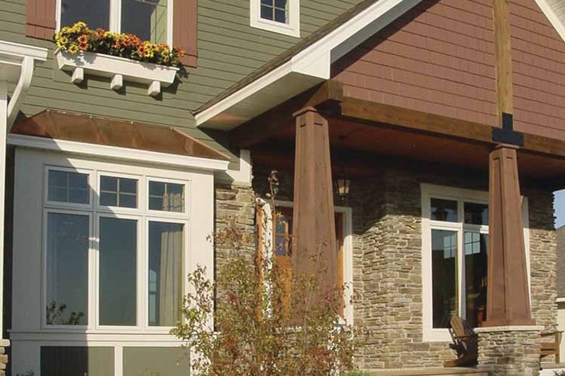 Home Plan - Exterior - Front Elevation 5 for Craftsman House Plan #320-992 - 4 bed, 3.5 bath